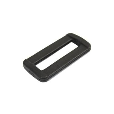 Imagem de Regulador de Alças Retangular Plástico Preto Para Mochilas Fita 3,5cm 