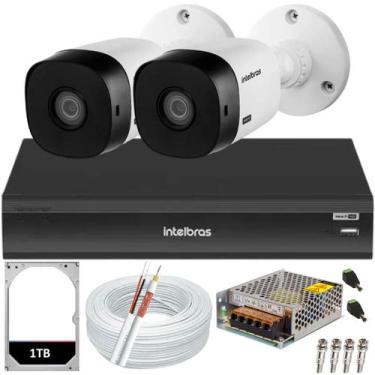 Imagem de Kit 2 Câmeras de Segurança Full Hd 1080p 1220b Intelbras Dvr Inteligen