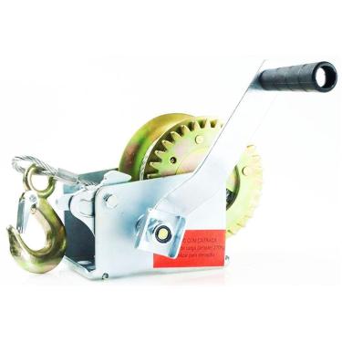 Imagem de Guincho Manual com Catraca de Arraste 540kg com Cabo de 8m Starfer