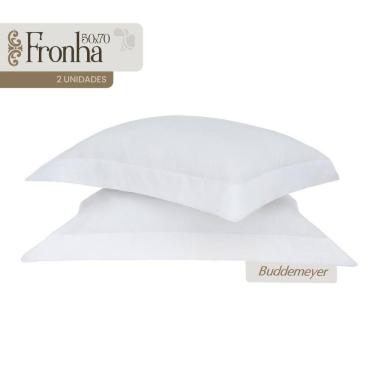 Imagem de 2 Fronhas Buddemeyer Travesseiro 50X70 180 Fios Percalle