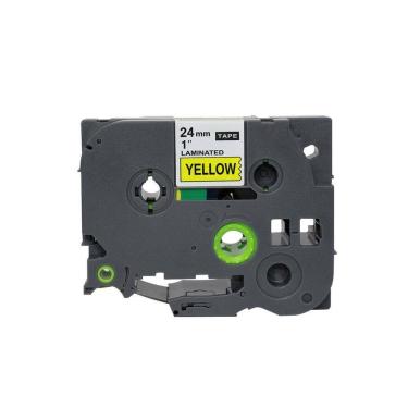 Imagem de Fita Compatível Brother Tz Tze 651 Amarela Letra Preta 24mm