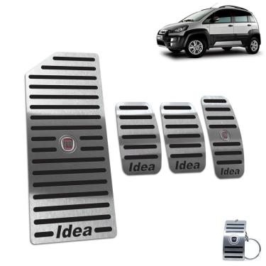 Imagem de Descanso de Pé Pedaleira Manual Fiat Idea 2011 A 2016 Preto