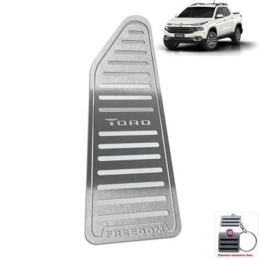 Imagem de Descanso de Pé Fiat Toro Freedom 2016 a 2021 Aço Inox Prata