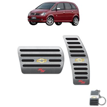 Imagem de Pedaleira Automático Chevrolet Meriva SS 2005 A 2010 Preto