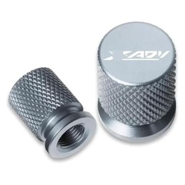 Imagem de Acessórios de motocicleta CNC Alumínio Roda Tampa de Haste de Válvula de Pneu Compatível com XADV X ADV X-ADV 750 2021 Todo o Ano (Titânio)