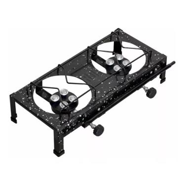 Imagem de Fogão 2 Bocas Cook Industrial Alta Pressão Preto com Mangueira