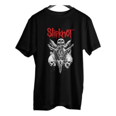 Imagem de Camiseta Slipknot Banda Rock Maggots Duality Iowa - Techmalhas, Preto,