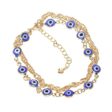 Imagem de Pulseira Armazem Rr Bijoux Correntes Olho Grego