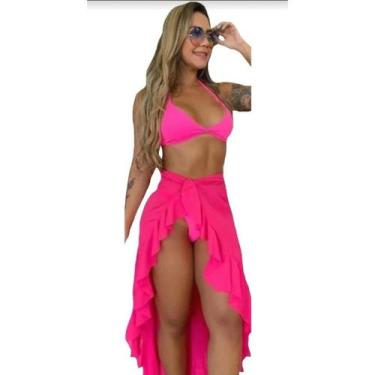 Imagem de Saída de Praia Elegante para Biquíni - Deskkolladas - no-brand, Branco