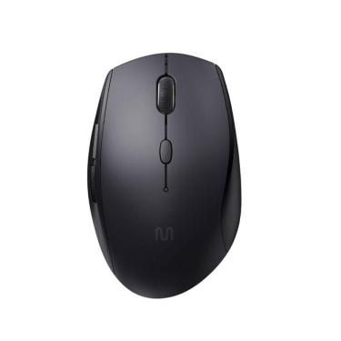 Imagem de Mouse Multilaser Silencioso Sem Fio Preto 1600dpi