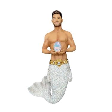 Imagem de December Diamonds 55-55498 Outubro Opala Merman Ornamento 4,5 polegadas