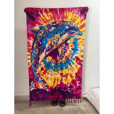 Imagem de Canga Estampada Animal Colorida - Deeyaa Indiana, Rosa, Unico