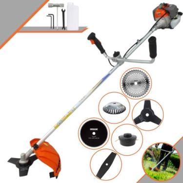 Imagem de Cortador de Grama À Gasolina Vulcan VR330P Motor 2T 33cc 1,2HP 10.000r