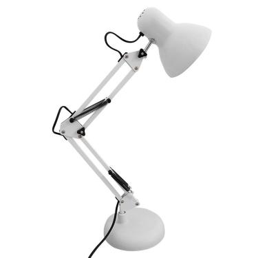 Imagem de Luminária De Mesa Articuladal Manicure Escritorio  BRANCO
