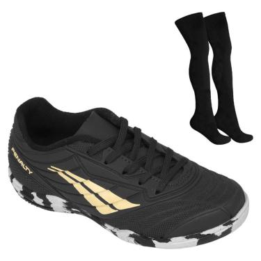 Imagem de Kit Chuteira Futsal Penaty Matís XXI Infantil + Meião