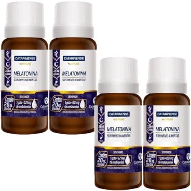 Imagem de Kit 4x Melatonina em Gotas 0,21 por Gota - Catarinense 20ml