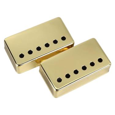 Imagem de Domary Guitarra Elétrica Humbucker Captador Escudo de Bronze Profissional Capa Captador Lp Ouro (52mm 52mm)