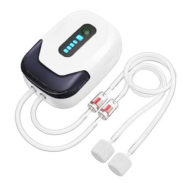 Imagem de Bomba de ar de oxigênio para aquário, bomba de ar para tanque de peixes, carregamento USB, fonte portátil, bomba de água de mergulho para hidroponia
