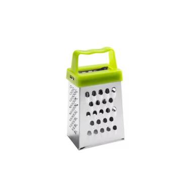 Imagem de Mini Ralador 4 Faces Inox Legumes Queijos Frutas - Multti Casa, Verde