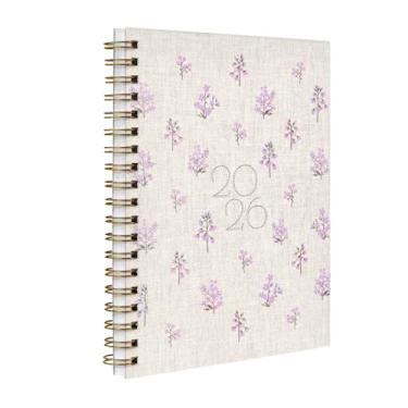 Imagem de Agenda 2026 Planner Semanal Entrepontos Floral Lilás