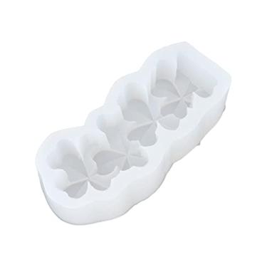 Imagem de Moldes de Vela de Silicone para o Dia Dos Namorados, Artesanato Bricolage, Ferramentas Artesanato Francês Argila Argila Seca, que Não (4 folha)