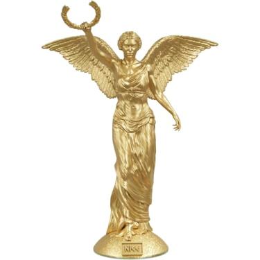 Imagem de Estátua Nice Deusa Grega Personificação da Vitória - Nike (Cor Ouro)
