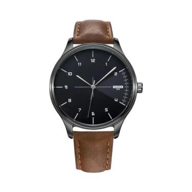 Imagem de Relógio De Pulso Masculino De Moda Quartz YAZOLE Com Caixa De Metal E 