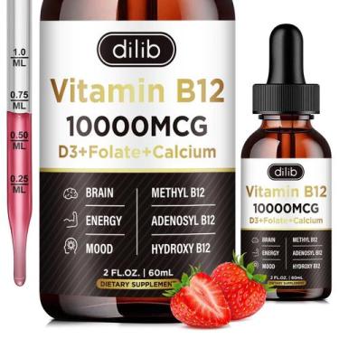 Imagem de Suplemento dilib Complexo de Vitamina B12 10000mcg Vegano 100mL