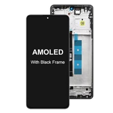 Imagem de AMOLDE para Xiaomi Redmi Note 13 Pro 4G 23117RA68G 2312FPCA6G Tela LCD Touch Screen Assembly (Preto com Moldura)