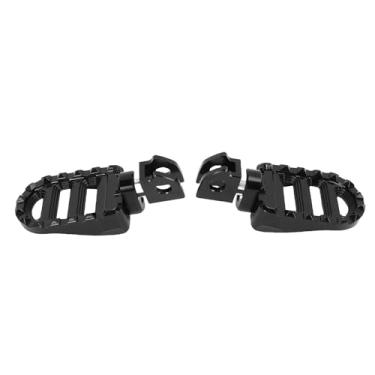 Imagem de aqxreight Apoios para Os PéS Motocicleta Apoios para Os PéS Bicicleta Substituição de Pedais para Vulcan S 650 2016-2025 Cafe 2018-2025 CNC6063 Liga de Alumínio 12 Dentes Antiderrapantes (Preta)