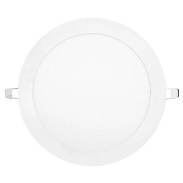 Imagem de Painel Led Embutir 18w Redondo Branco Frio Bivolt