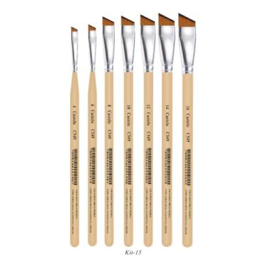 Imagem de Kit De Pinceis Castelo Para Pintura Em Verniz -02 Unidades Modelo 05