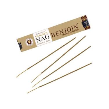 Imagem de Incenso Massala Vijayshree Golden Nag Cx/12 Benjoim