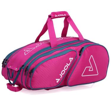 Imagem de Raqueteira Joola Tour Elite Rosa e Azul