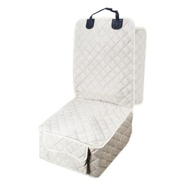 Imagem de Capa de assento de carro à prova d'água, capa de assento de carro de cachorro de proteção total com abas laterais, capa de assento de carro de cachorro à prova d'água, capas de assento de capitão para