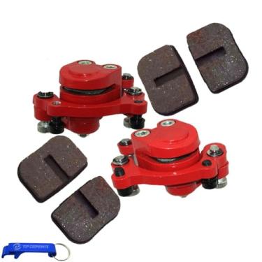 Imagem de TC-Motor Pinça de freio a disco dianteiro e traseiro para 2 tempos 47cc 49cc Pocket Bike Minimoto Mini Moto ATV Goped Scooter Kid Dirt Baby Crosser