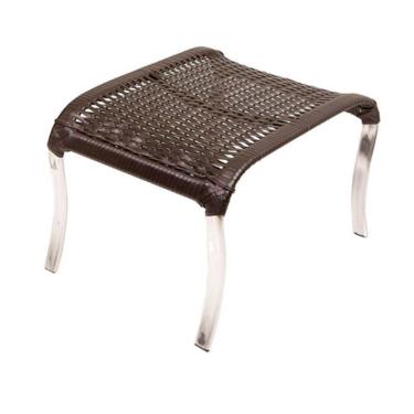 Imagem de Mesa Guanabara Em Aluminio Jardim Trama Original Pedra Ferro