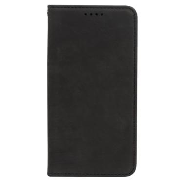 Imagem de FWYANZH Capa de couro para Xiaomi 17 Pro Max/17 Pro/17, carteira flip magnética com suporte para cartão, capa protetora à prova de choque, preta, 17 Pro