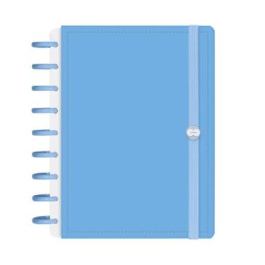 Imagem de Caderno Iscool Disc Inteligente 140 Folhas Solid Colors Azul Claro M+