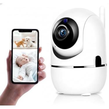 Imagem de Câmera Babá Eletrônica Wi-Fi Full HD 1080p com Visão Noturna, Áudio Bidirecional e Alerta de Movimento Inteligente