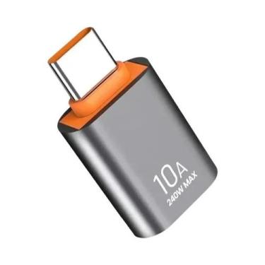 Imagem de Adaptador USB-C Para USB Fêmea 10A De Carregamento Rápido OTG Para Mac