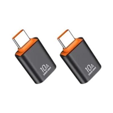 Imagem de Adaptador USB-C Para USB Fêmea 10A De Carregamento Rápido OTG Para Mac