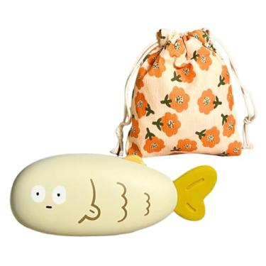 Imagem de Dynwave Aquecedor de mãos de inverno de aquecimento rápido com bolsa de armazenamento e carregamento. Aquecedor elétrico de bolso para pesca, camping, viagens, Amarelo