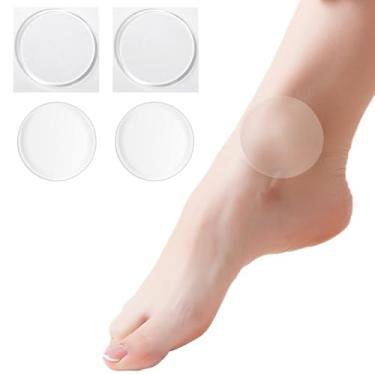 Imagem de KEECAO 4 almofadas de gel de tornozelo de hóquei, discos de gel de skate de 6 cm para botas, protetor de tornozelo, acessórios de skate para patinação no gelo, hóquei, caminhada, equitação, esqui