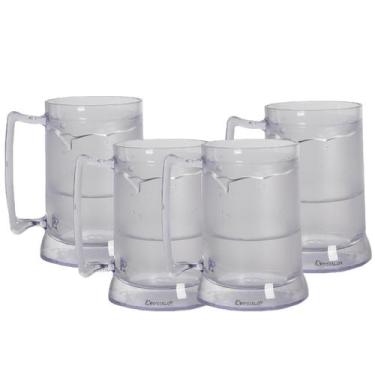 Imagem de Kit 4 Canecas Gel Acrílico Aniversário, Formatura - Krystalon