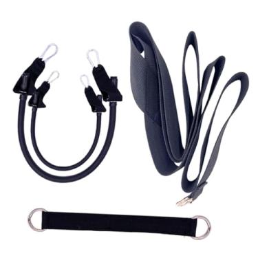 Imagem de UGPLM 2x Corda de Treinamento de Golfe - Ferramenta de Correção - Equipamento de Exercício Portátil - Presente - Corda de Resistência para Treinamento de, Preto