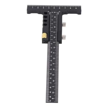 Imagem de AUNMAS Régua Quadrada T para Inscrição Em Madeira, Ferramenta de Marcação de Liga de Alumínio para Medição e Medição Precisas Em Projetos de Carpintaria