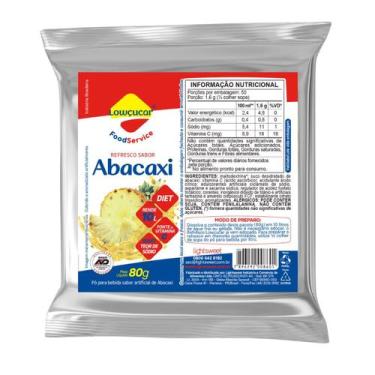Imagem de Refresco Magro Sabor Abacaxi Zero Açúcares Refil 80g - Lowcuçar Food S