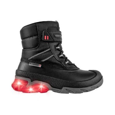 Imagem de Absolute Ryder Botas de inverno para crianças pequenas, aquecidas, isoladas, à prova d'água, Preto, 13 Little Kid