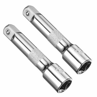 Imagem de HARFINGTON 2 peças de barra de extensão de soquete de 3/20.3 cm, barras de extensão de 7,6 cm de comprimento, ferramenta adaptadora de chave catraca para soquetes de porca de eixo de acionamento